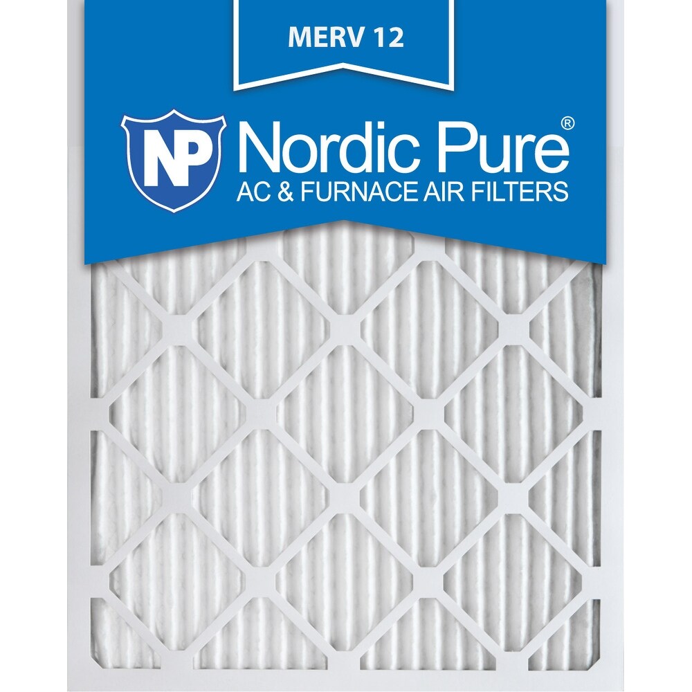 Nordic Pure 14x25x1 MERV 10 Pleated AC Furnace Air Filters 6 Pack 