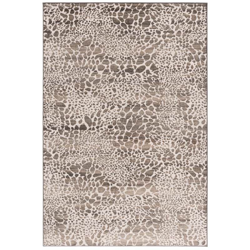 SAFAVIEH Noble Letteria Viscose Slip Resistant Rug - 5'1" x 7'6"