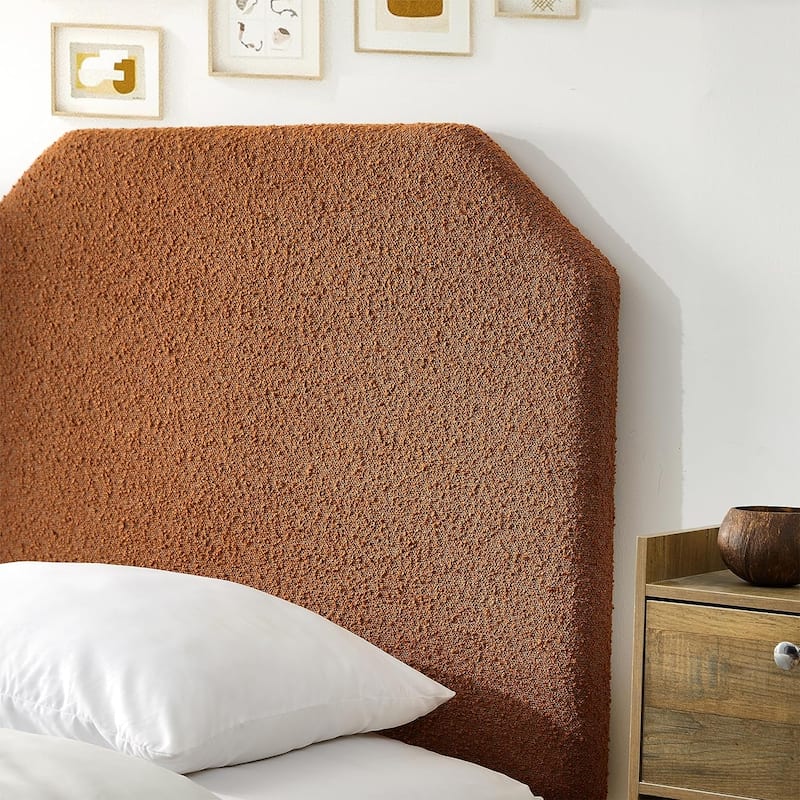 Tavira Allure® Boucle Dorm Headboard with Legs by DormCo