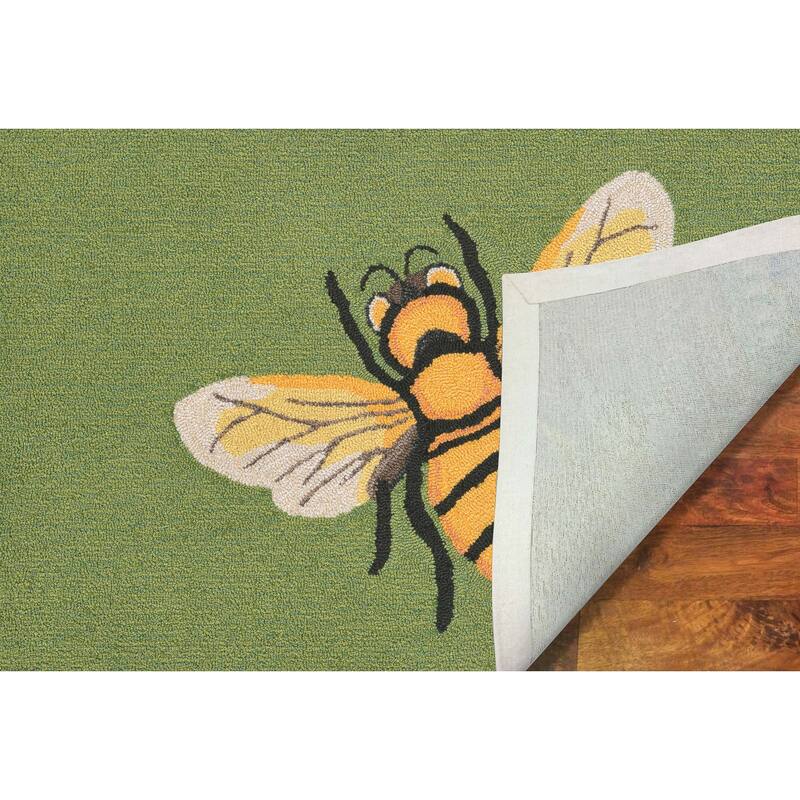 Liora Manne Frontporch Bee Indoor/Outdoor Rug - 2' x 3'