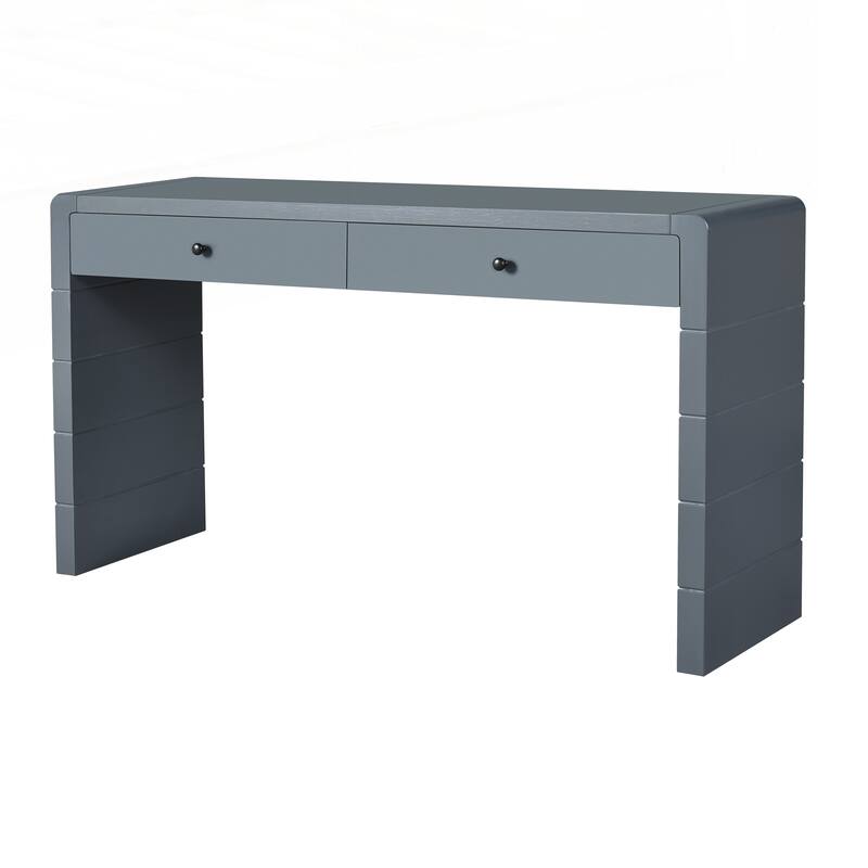 Curved Console Table with Storage