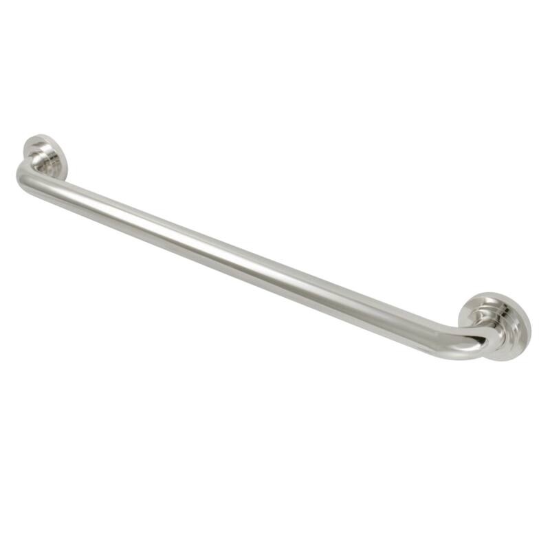 Kingston Brass Manhattan 24-Inch X 1-1/4-Inch OD Grab Bar - Polished Nickel