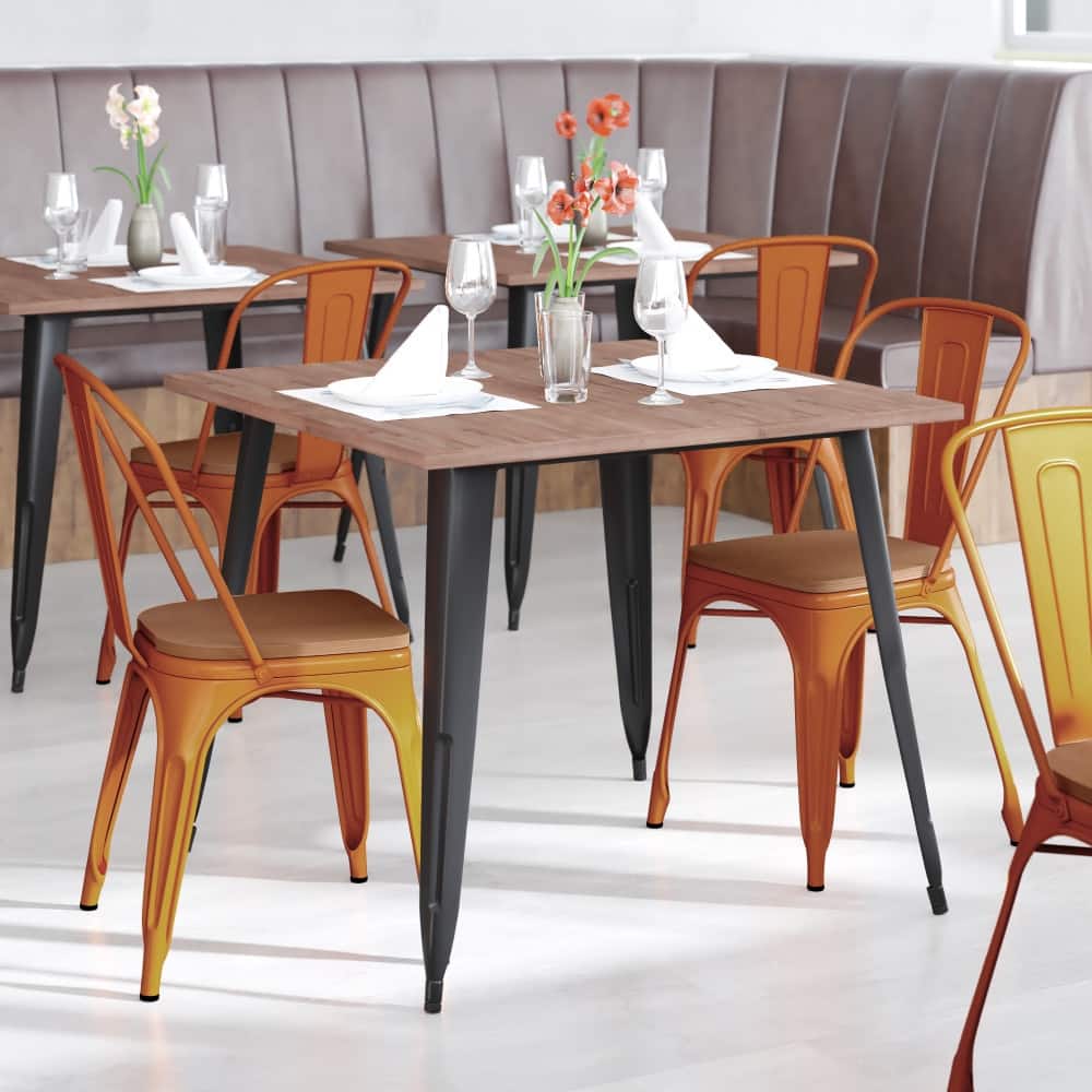 All-Weather Commercial Stack Chair & Poly Resin Seat
