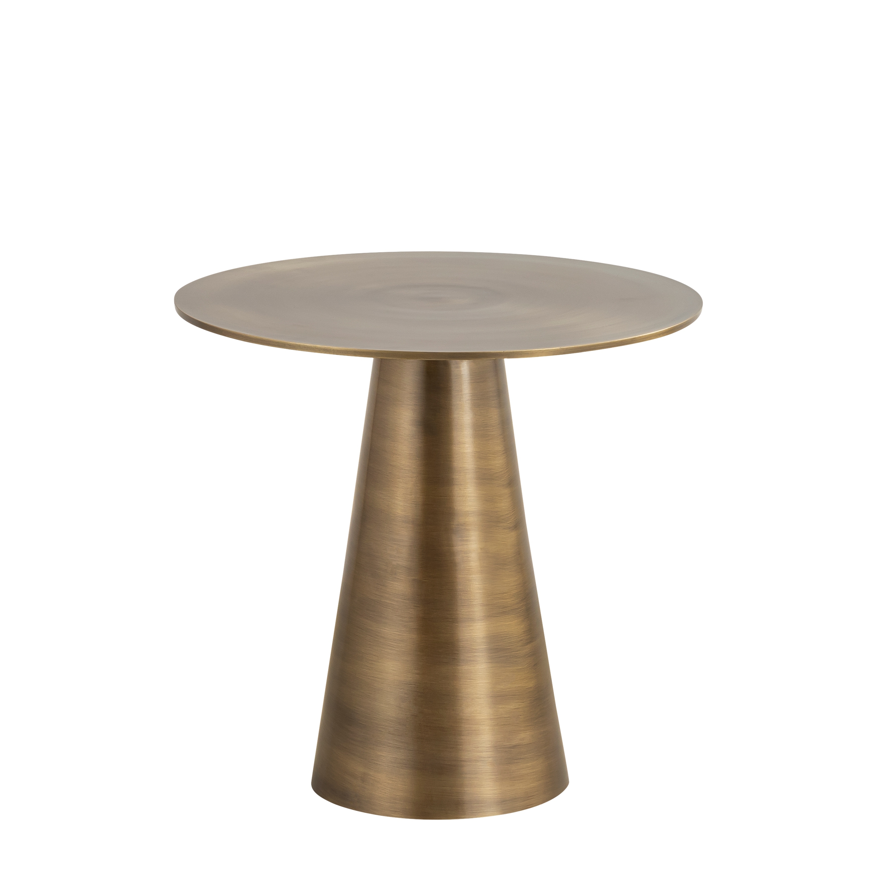 SONA Antique Brass Finished Side Table - Bed Bath & Beyond - 40656353