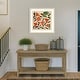 preview thumbnail 10 of 14, Hummingbird and Trumpet Flowers by Renea l. Thull Wood Framed Wall Art Print