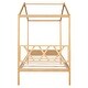preview thumbnail 6 of 65, Wood Playhouse Bed wSemi-enclosed Roof, Headboard, Footboard Storage