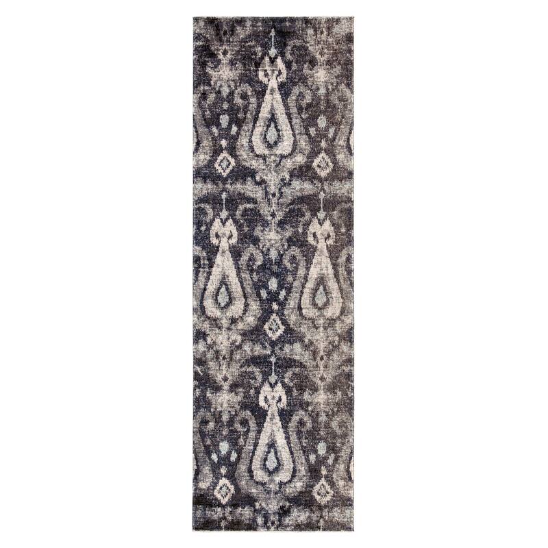 Nyla Indoor/ Outdoor Ikat Area Rug