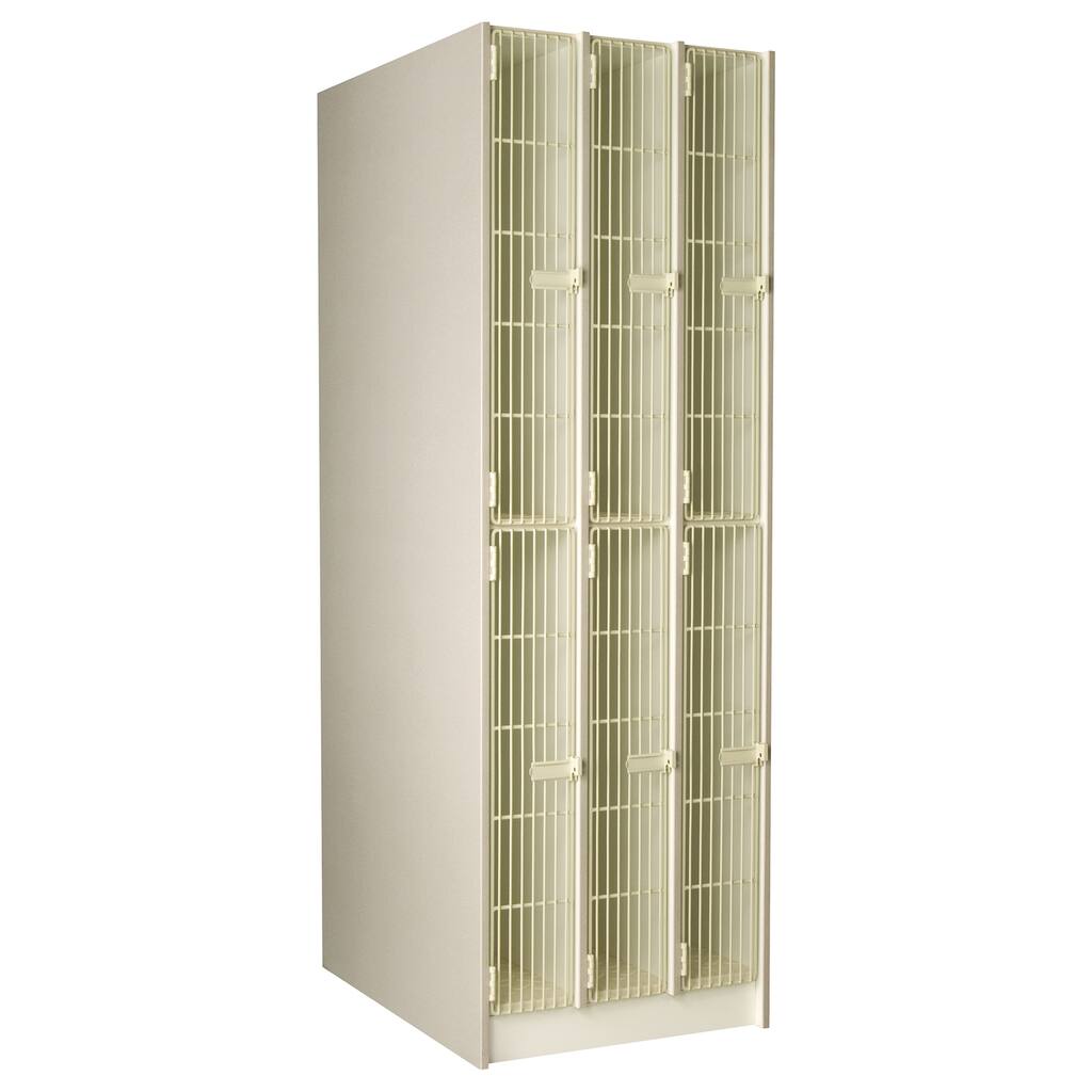 Instrument Storage Cabinet - 6 Compartment Music Room Organizer - Band Storage Unit - 27"W x 84"H x 40"D