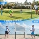 preview thumbnail 6 of 7, Badminton Set for Backyard, Portable Badminton Net with 4 Badminton Rackets, 4 Nylon Shuttlecocks and Carry Bag