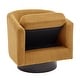preview thumbnail 124 of 186, Modern Upholstered Barrel Chair Swivel Accent Chair for Living Room