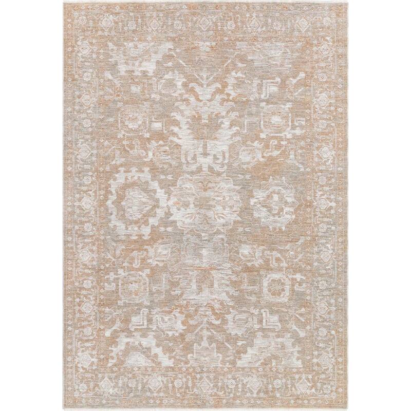 Well Woven Ethos Serenity Vintage Oriental Textural Earthy Neutral Rug - 2' x 3' - Beige