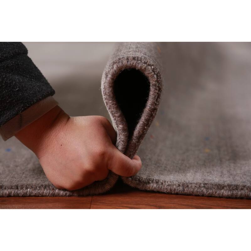 Tribal Gabbeh Indian Area Rug Handmade Bedroom Wool Carpet - 8'0" x 9'10"