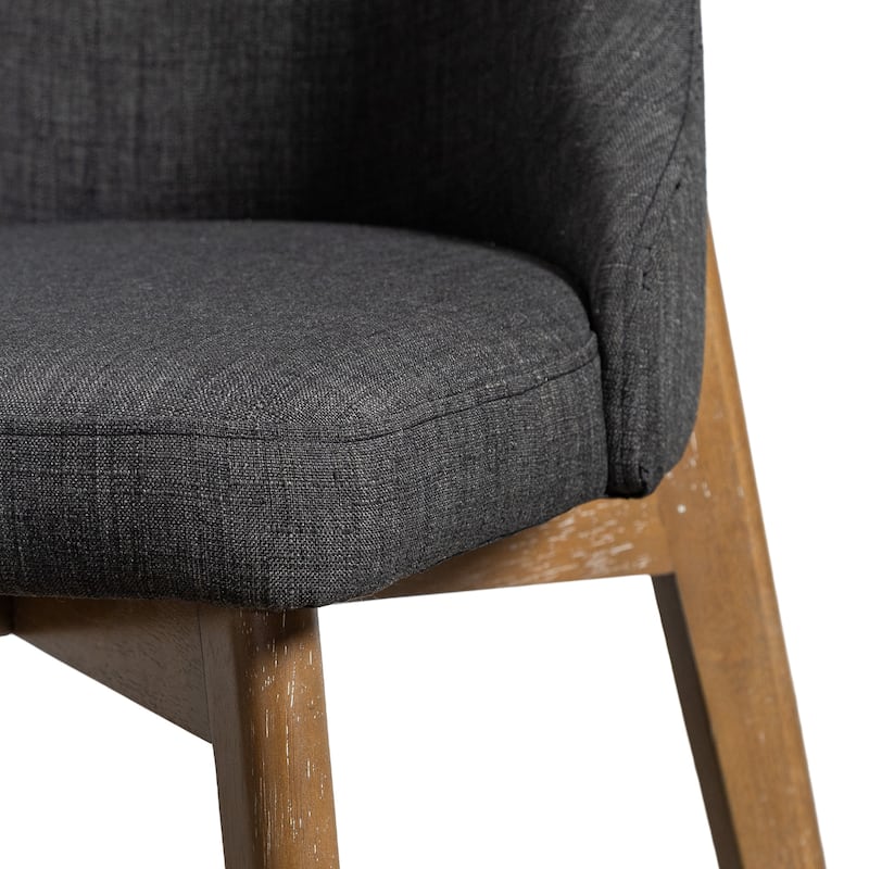 Upholstered Side Chair Dining Chairs Kitchen Chairs with Wood Legs Set of 2