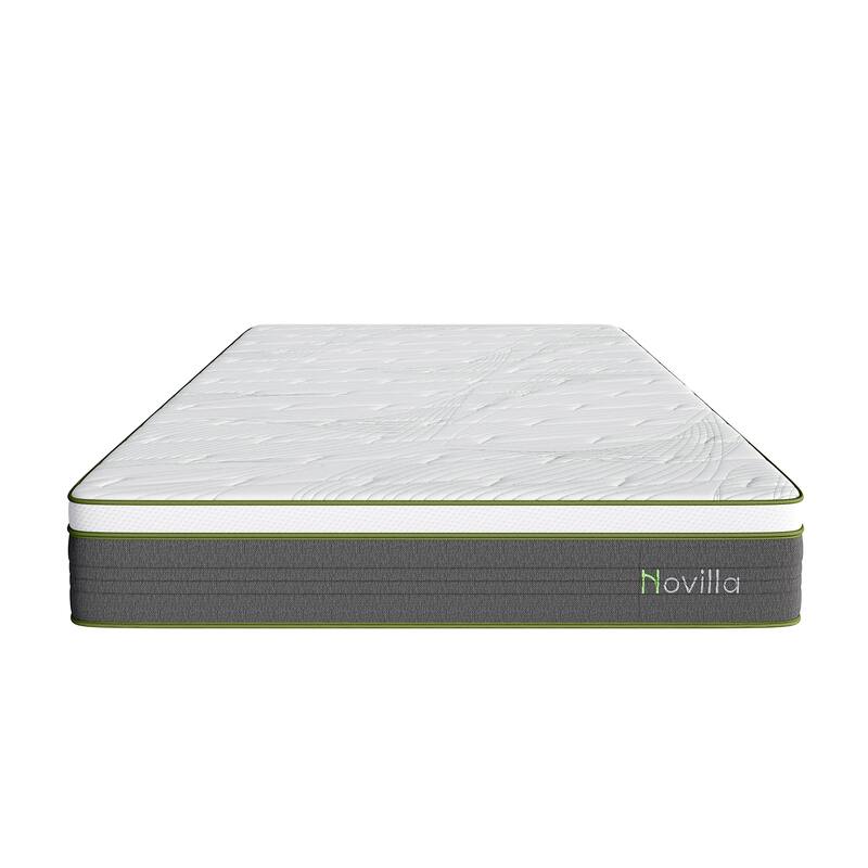 Novilla 10-inch CertiPUR-US Certified Hybrid Pocket Spring Mattress