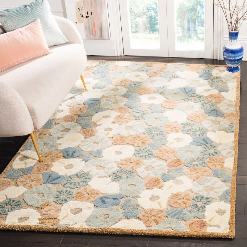 Martha Stewart by SAFAVIEH Poppy Field Wool/ Viscose Rug