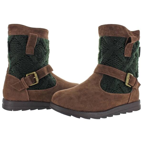 Shop Muk Luks Gina Women S Faux Suede Water Resistant Cold Weather