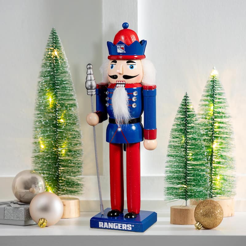 Nutcracker Statue, New York Rangers - 4.53''W x 4.53''H x 13.58