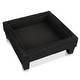 preview thumbnail 12 of 20, DH BASIC Modern Chenille Square Storage Ottoman by Denhour