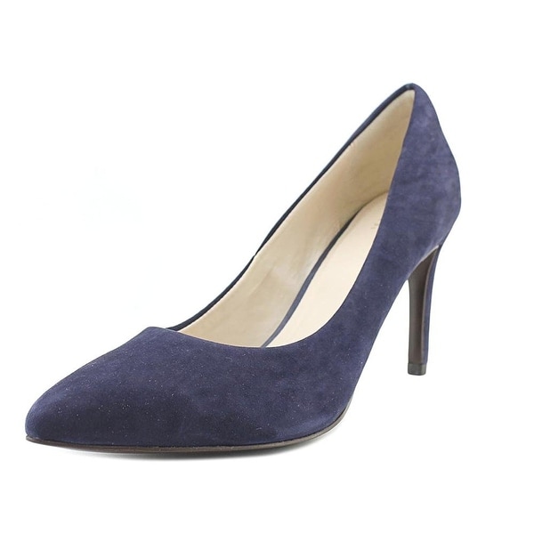 Cole Haan Womens Grand 85 MM Suede Pointed Toe Classic Pumps