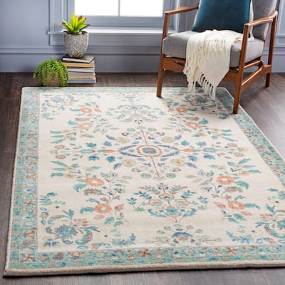 Artistic Weavers Arrietty Vintage Floral Oriental Area Rug