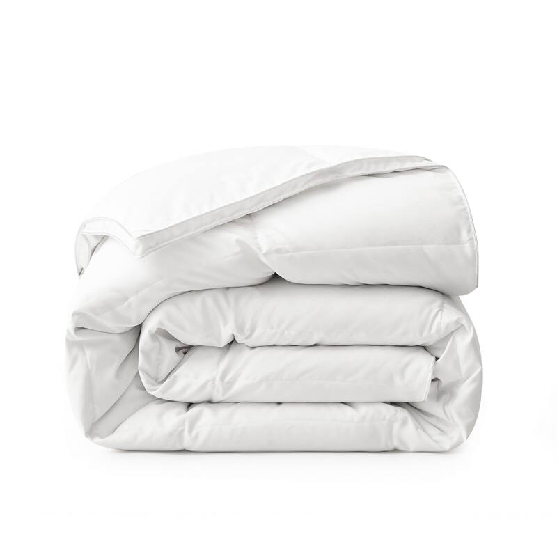 Heavy Weight Soft Microfiber White Goose Feather Fiber Comforter