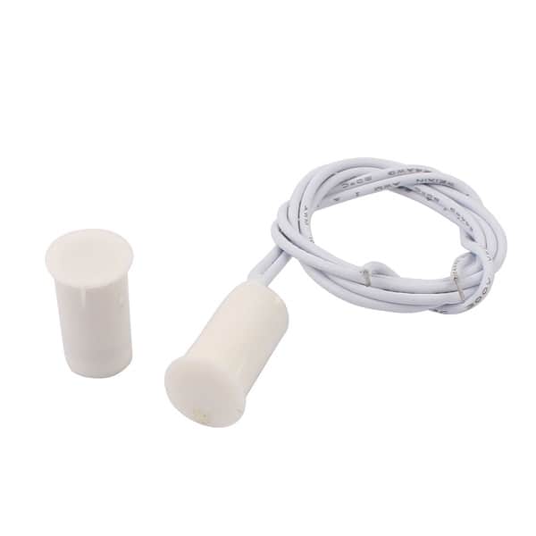 10-Pack RC-33 NC Recessed Magnetic Door Contact Sensors - Wired Alarm Reed Switches