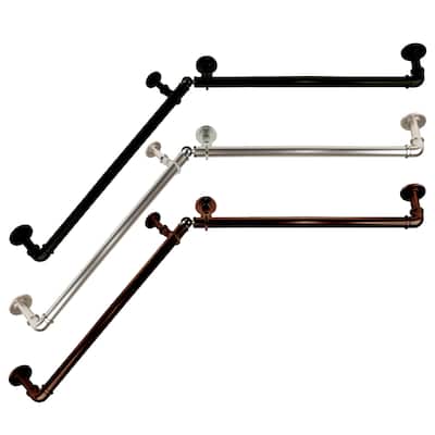 InStyleDesign 1" Blackout Corner Curtain Rod