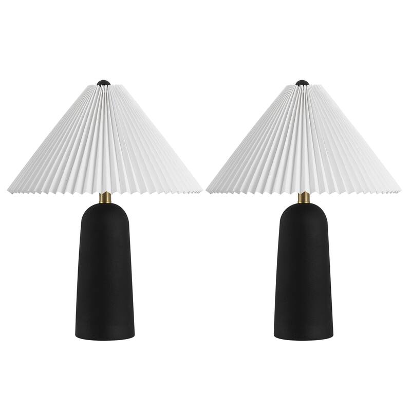 SAFAVIEH Lighting Reese 22-Inch Resin Table Lamp (Set of 2) - 16"W x 16"D x 22"H