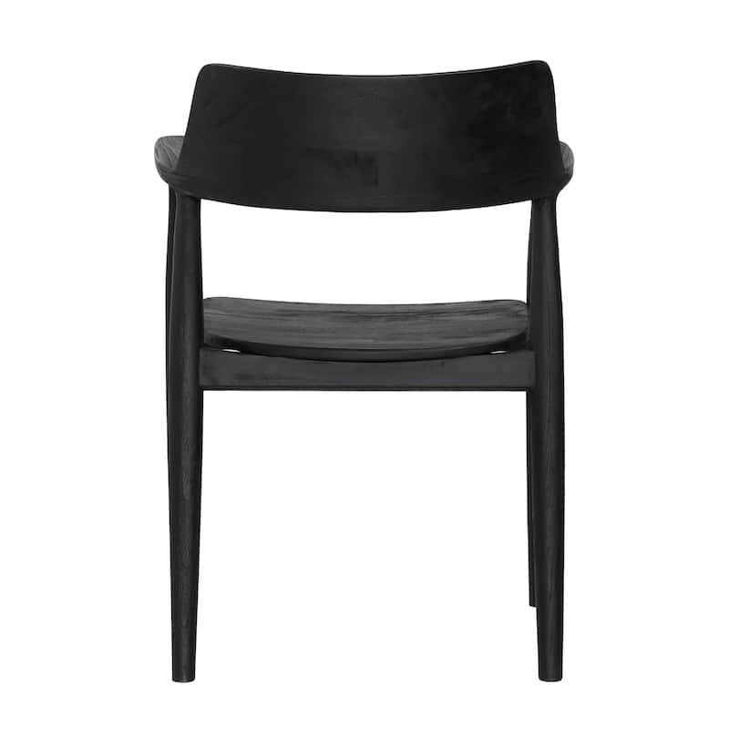 Shadowbrook Teak Dining Chair, Black