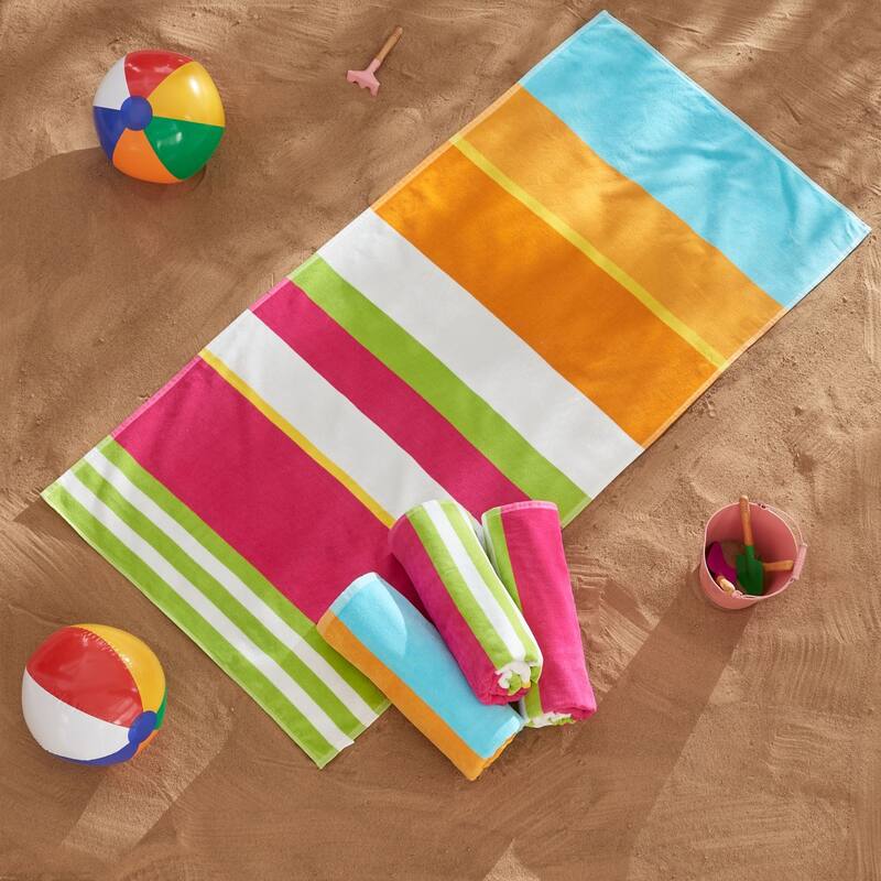 Linery & Co. Cotton Cabana Beach Towel