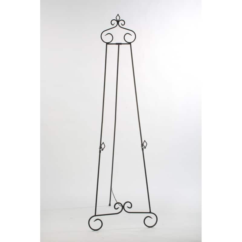 66"H Keller Black Metal Floor Easel