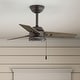 preview thumbnail 25 of 96, Hunter Cassius Outdoor Ceiling Fan, Damp Rated - Industrial, Farmhouse, Contemporary 36" - Noble Bronze