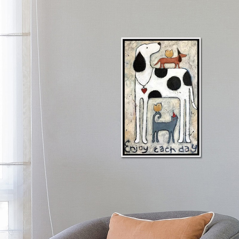 iCanvas "Each Day" by Teresa Kogut Framed Canvas Print