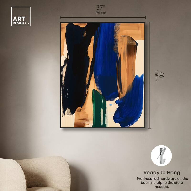 Ochre Odyssey Canvas by Art Remedy