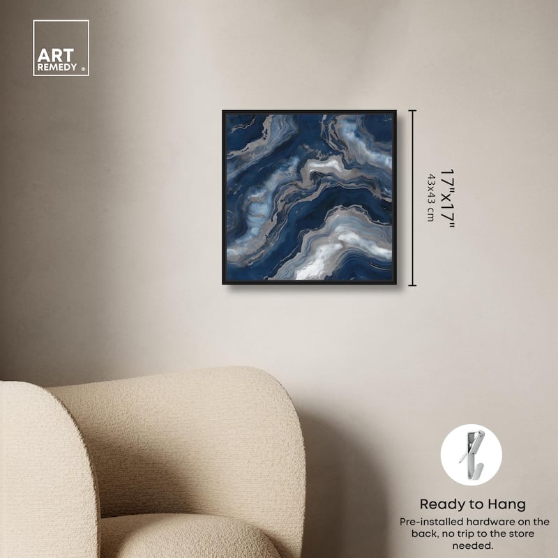 Deep Sea Geode I Canvas by Art Remedy