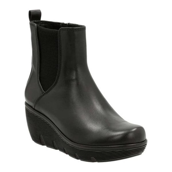 clarks wedge boots