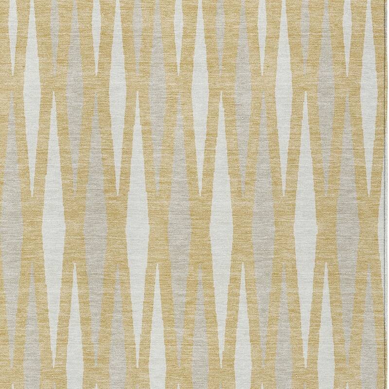 HomeRoots Geometric Transitional Rectangle Outdoor Rug