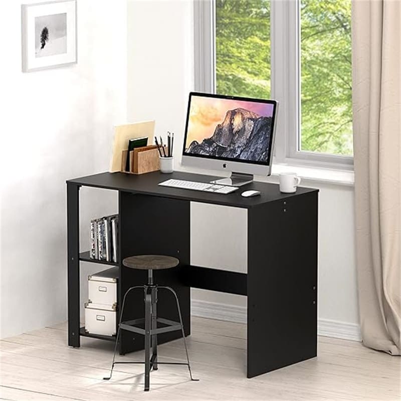 Home Office Computer Desk with Shelves