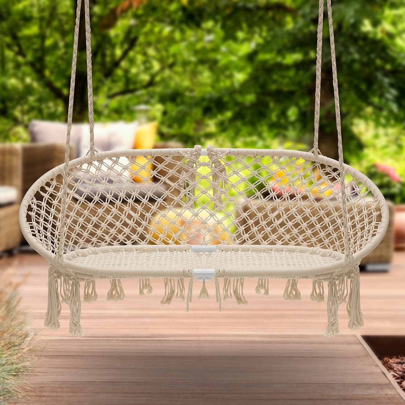 Indoor double swing chair 2025