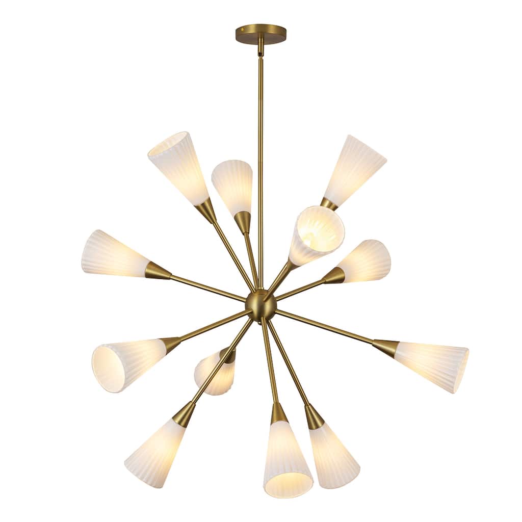 Alora Lighting CH462039 Cosmo 12 Light 39" Wide Sputnik Chandelier