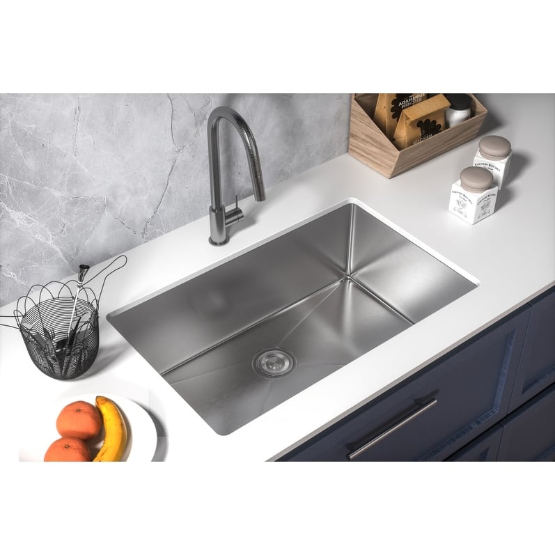 Indigo Home Stainless Steel undermount kitchen sink L23" x W18"