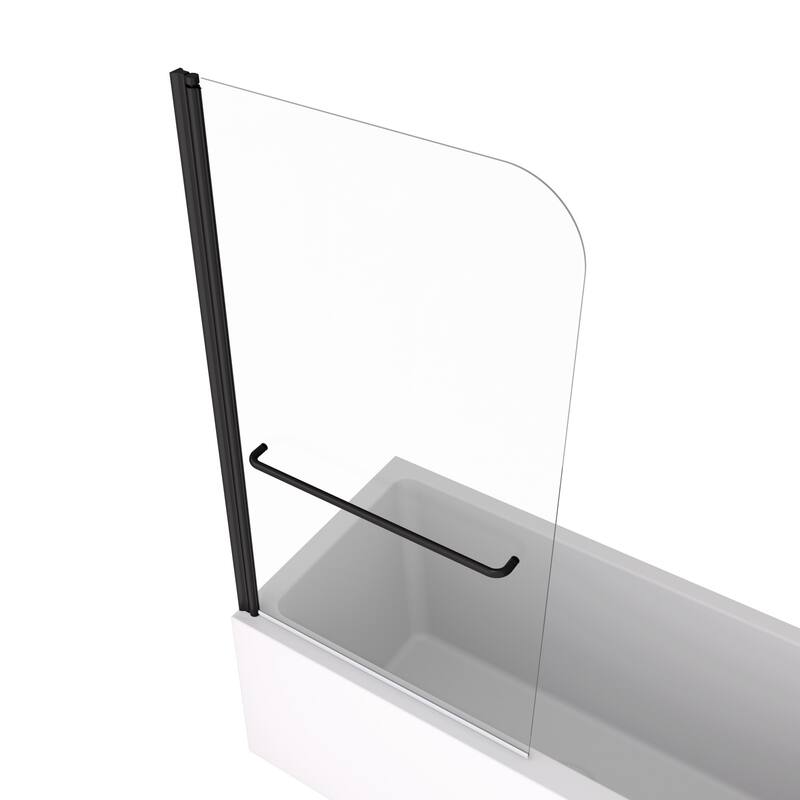 34 "W x 58 'H Tub Door with 1/4' Tempered Glass