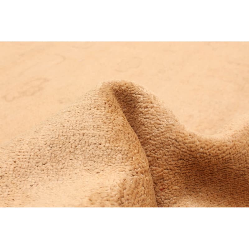 ECARPETGALLERY Hand-knotted Vibrance Tan Wool Rug - 3'11 x 6'1