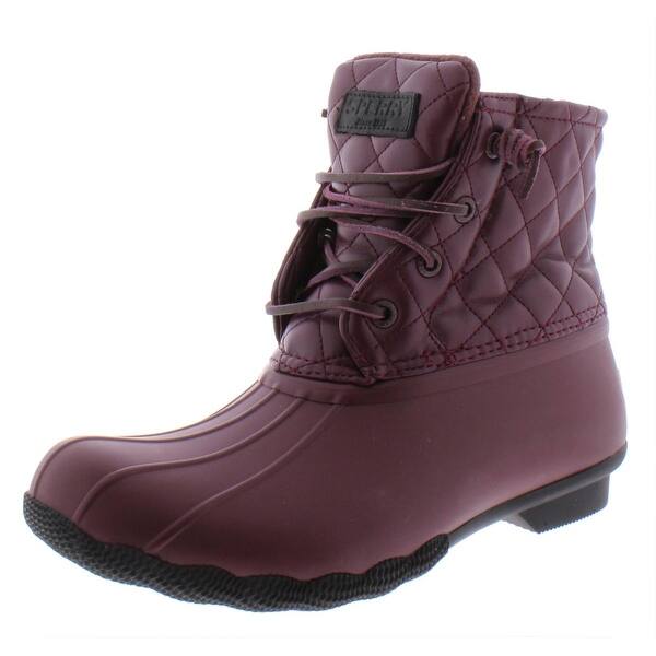 Shop Sperry Womens Saltwater Quilt Winter Boots Rubber Waterproof