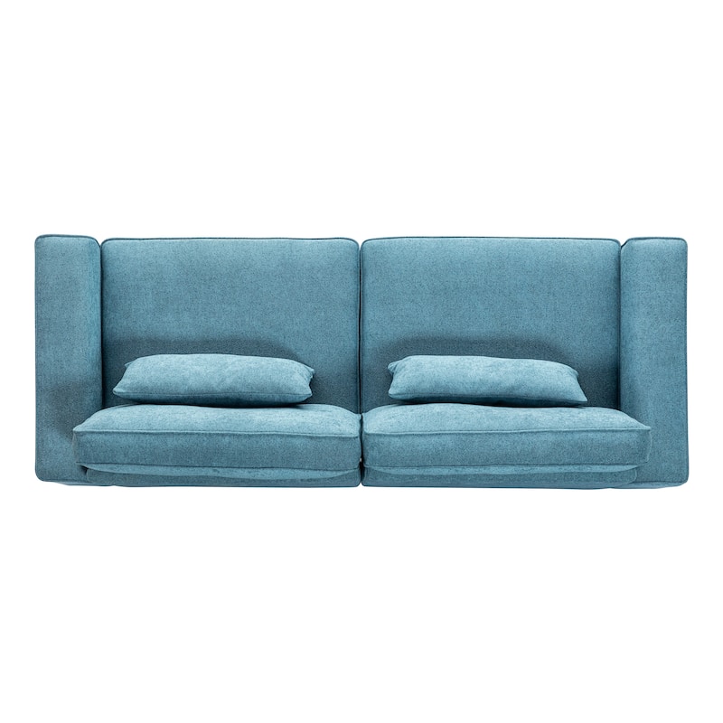 Montague Cozy Duo Upholstered 3-Seat Loveseat Sofa  by Christopher Knight Home