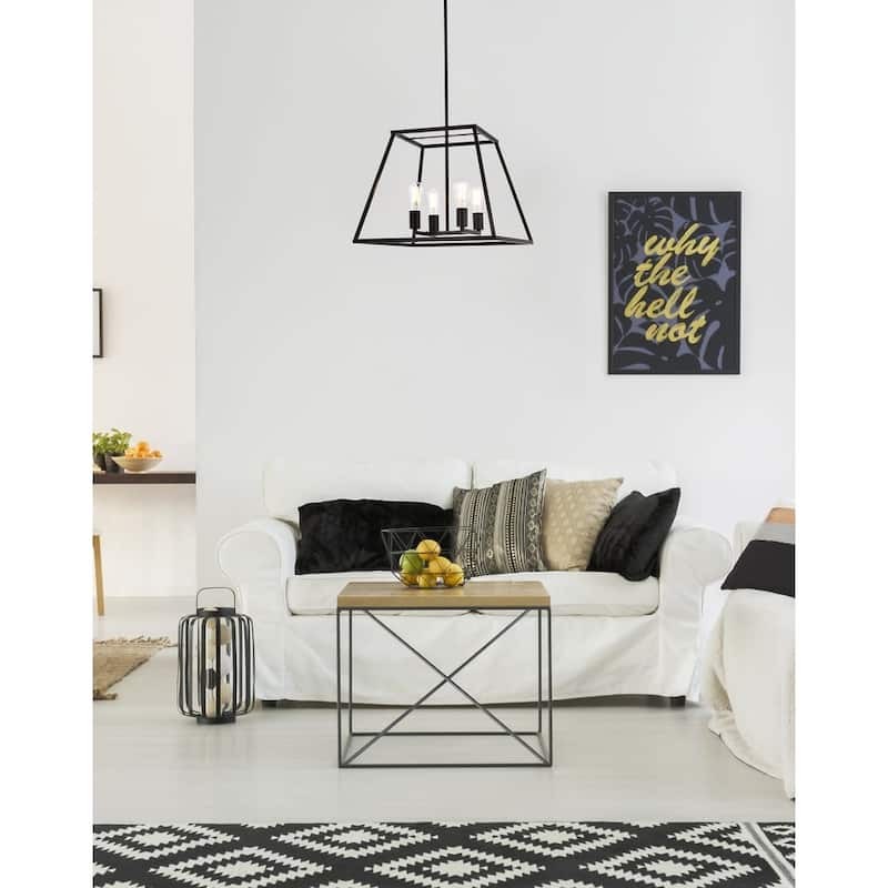Elegant Lighting LD720D20 Declan 4 Light 20" Wide Pendant