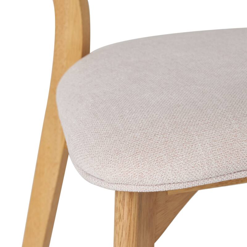 Christopher Knight Home Abrielle Mid-Century Modern Fabric Dining Chair