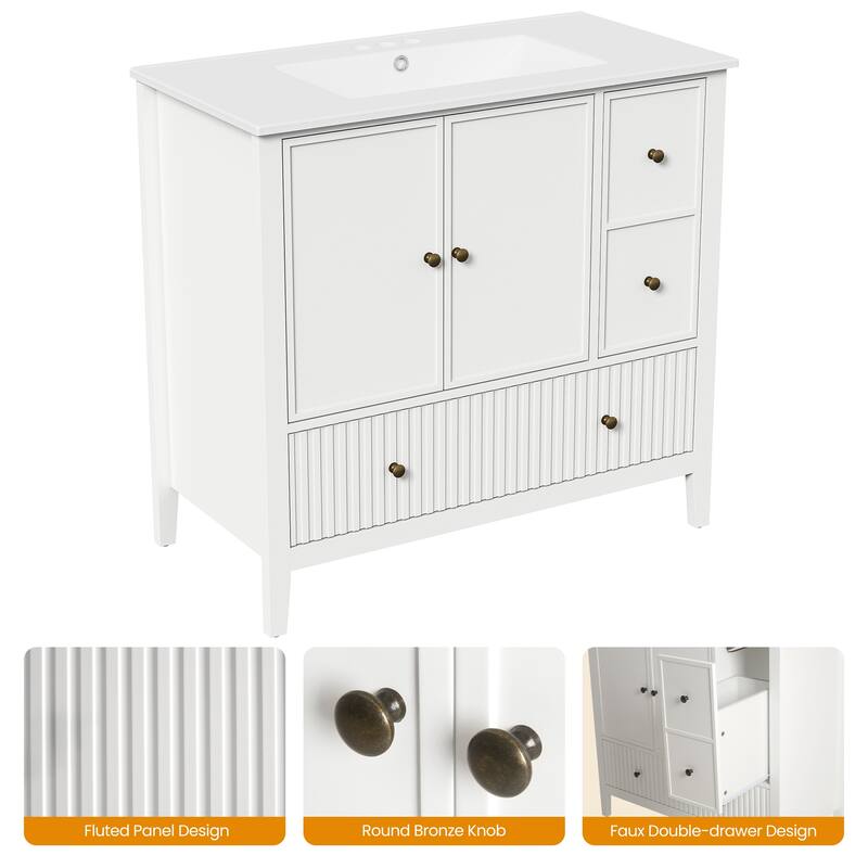 36'' Bathroom Vanity with Sink