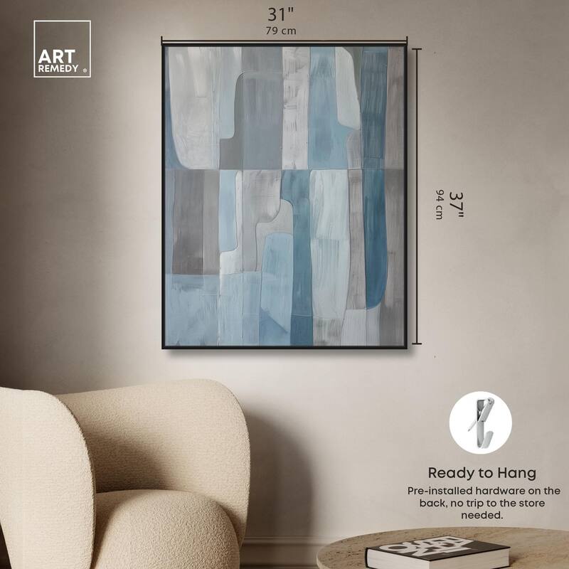 Tessellated Tones II Canvas by Art Remedy