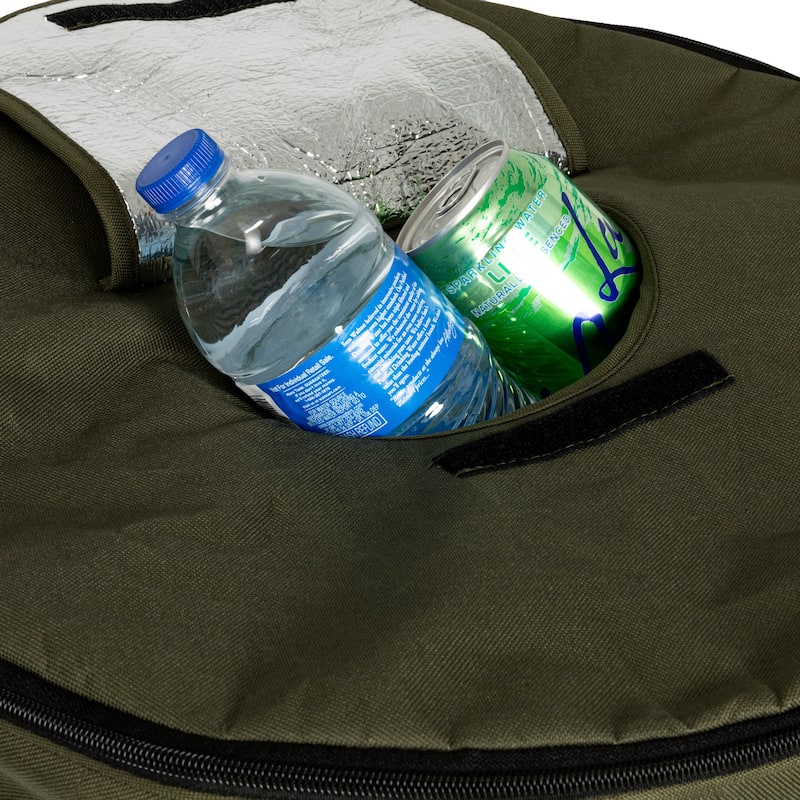 Household Essentials Thermal Standing Cooler with Travel Bag - 18.1"L x 18.1"W x 33.1"H